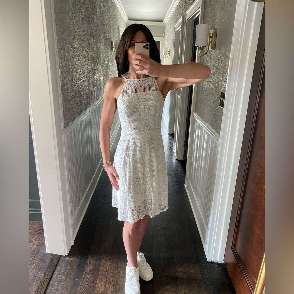 (2 For $30) Cupcakes & Cashmere White Lace Dress